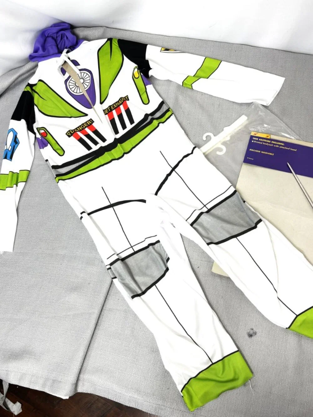 Vtg Buzz Lightyear Toy Story Costume Sz 7-10 NWT NOS